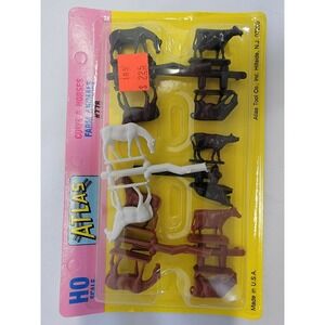 Atlas 778 Cows Animals Farm Animals Horses Figures HO Scale Model Train New